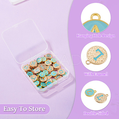 2Bags 2 Styles Alloy Enamel Pendants ENAM-TA0003-53B-1