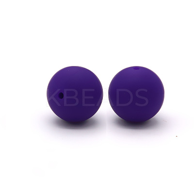 Round Food Grade Eco-Friendly Silicone Beads SI-JX0066A-06-1