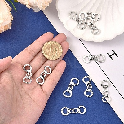 10Pcs Tibetan Style Alloy Links/Connectors TIBE-YW0001-91-1