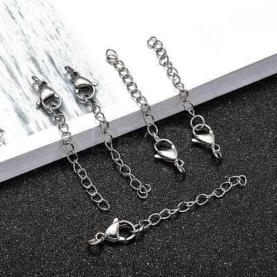 Non-Tarnish 304 Stainless Steel Chain Extender LS-X-STAS-O083-07-1