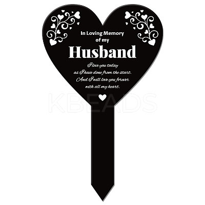 Acrylic Garden Stake AJEW-WH0365-008-1