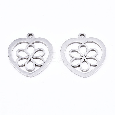 Non-Tarnish 201 Stainless Steel Pendants STAS-T044-215P-1