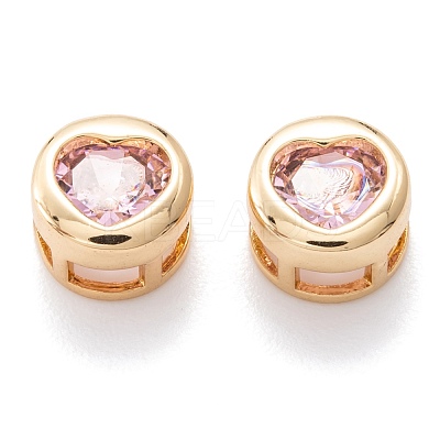 Real 18K Gold Plated Brass Inlaid Cubic Zirconia Multi-Strand Links KK-A154-01G-B-1