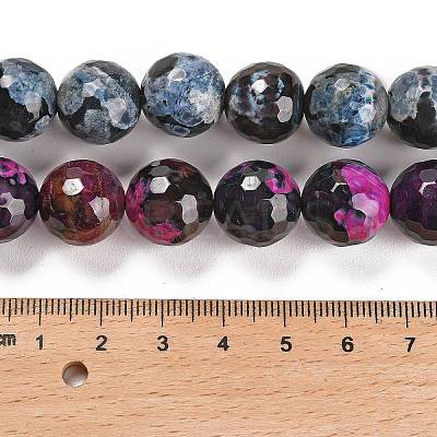 Natural Fire Crackle Agate Beads Strands G-L595-A03-02D-1