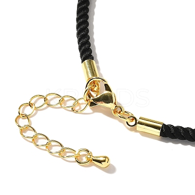 Nylon Milan Cord Necklace Making MAK-M028-01G-16-1