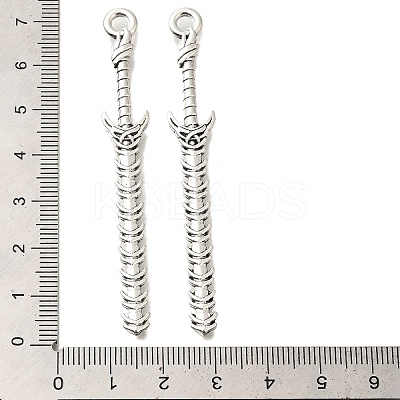 Tibetan Style Alloy Big Pendants FIND-G078-32F-AS-1