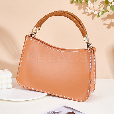 PU Imitation Leather Braided Bag Handles DIY-WH0366-41B-1