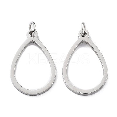 Non-Tarnish 304 Stainless Steel Pendants STAS-G324-01F-P-1