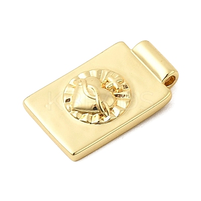 Brass Pendants KK-C137-02G-03-1-1