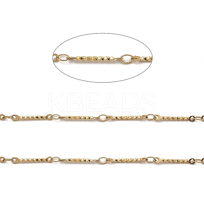 Ion Plating(IP) 304 Stainless Steel Rectangle Link Chains CHS-G025-12G-1
