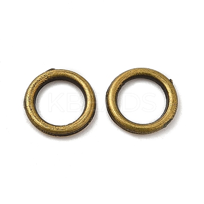 Alloy Soldered Closed Jump Rings KK-WH0052-05A-AB-1