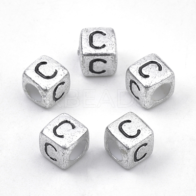 Plated Acrylic Beads PB43C9308-C-1