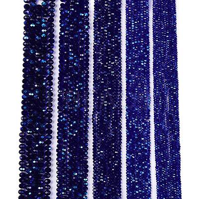 Electroplate Glass Beads Strands EGLA-A044-T4mm-L06-1