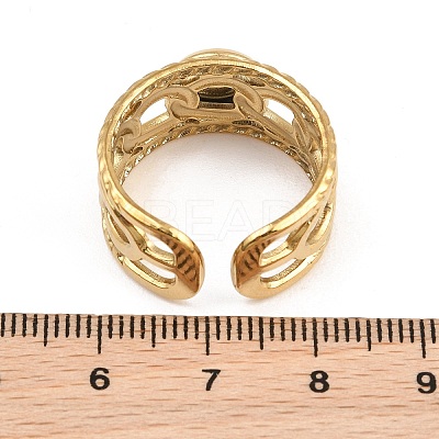 304 Stainless Steel Cuff Ring Components SA-CBA82C8-01A-G-1