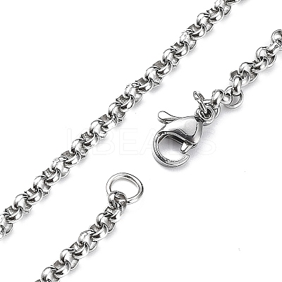 Skull Rhinestone Pendant Necklaces with Rolo Chains LS-NJEW-F309-08-1