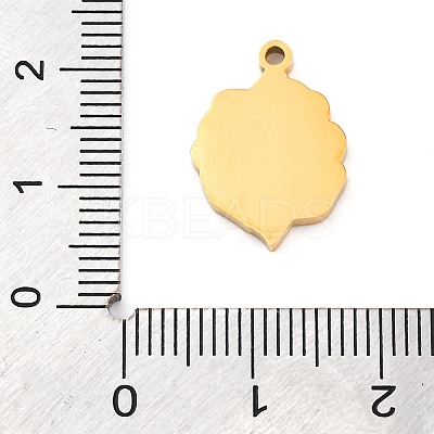 304 Stainless Steel Enamel Pendants STAS-Q338-01G-1