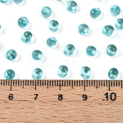 3/0 Baking Paint Glass Fringe Seed Beads SEED-A034-04H-1