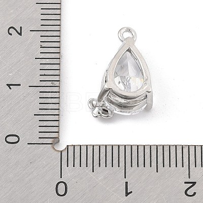 Brass Micro Pave Cubic Zirconia Pendants KK-K371-40A-P-1