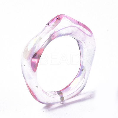 Transparent Resin Finger Rings LS-RJEW-T013-001-E03-1