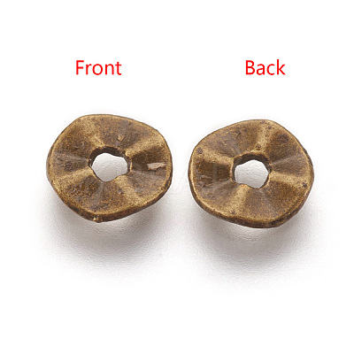 Tibetan Style Wavy Spacer Beads X-TIBEB-A101871-AB-FF-1