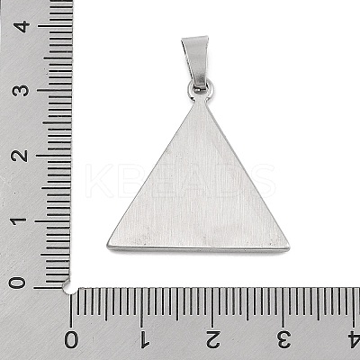 304 Stainless Steel Pendants STAS-D112-09AS-1