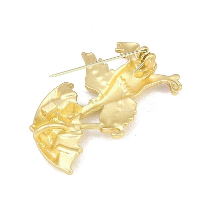 Duck Holding Umbrella Enamel Pins JEWB-B035-02MG-1