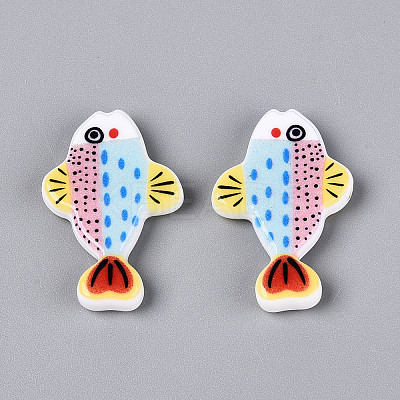 Printed Opaque Resin Beads RESI-N043-23A-1