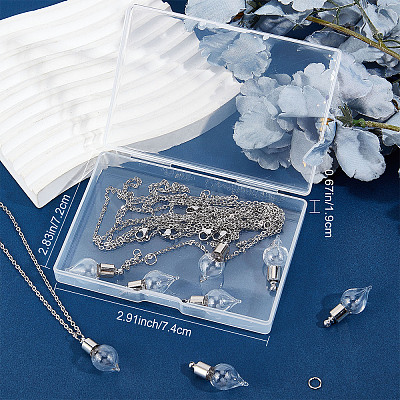 DIY Perfume Bottle Necklace Making Kit DIY-SC0020-71-1
