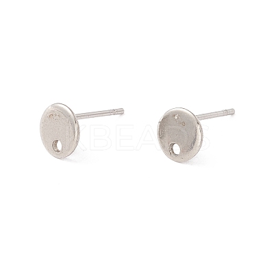 Non-Tarnish 201 Stainless Steel Stud Earring Findings STAS-P308-09A-P-1
