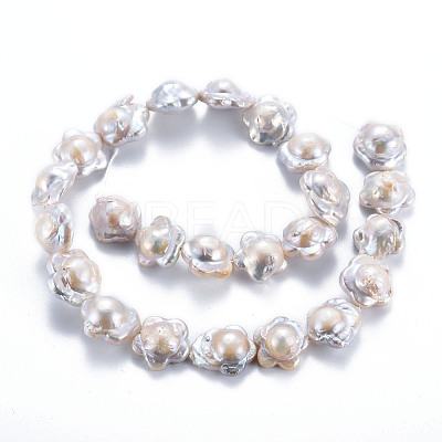 Natural Keshi Pearl Beads Strands PEAR-S020-A01-1