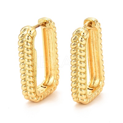 Brass Hoop Earrings EJEW-F273-02B-G-1
