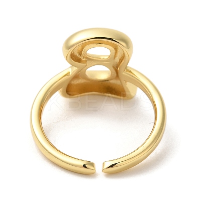 Brass Open Cuff Rings RJEW-U008-06B-G-1