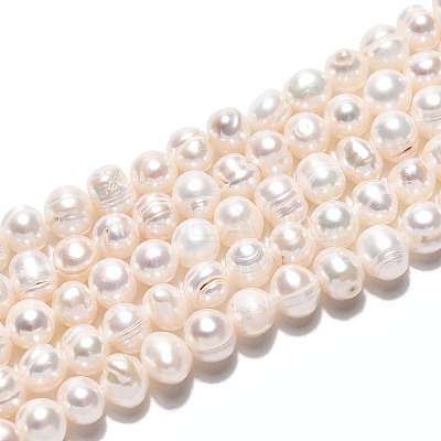 Natural Cultured Freshwater Pearl Beads Strands PEAR-N026-02-1