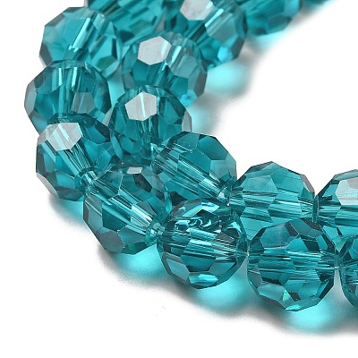 Transparent Glass Beads EGLA-A035-T8mm-D12-1