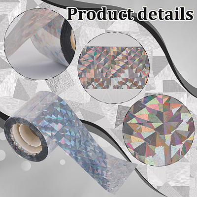 Holographic Reflective Ribbon OCOR-WH0080-70B-1