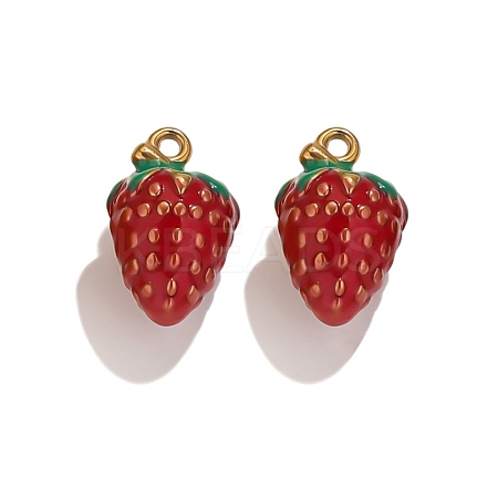 304 Stainless Steel Enamel Charms LS-STAS-P402-02D-01-1