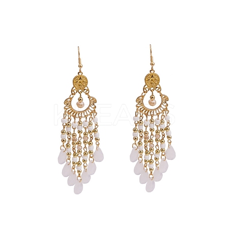 Alloy Boho Chandelier Earrings PW-WG3606D-03-1