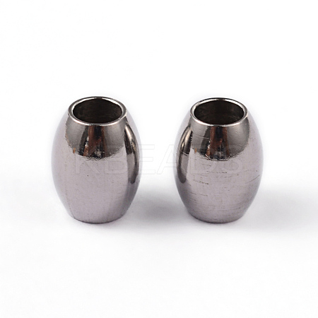 Tarnish Resistant Barrel 304 Stainless Steel Spacer Beads STAS-G130-38P-1