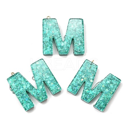Transparent Epoxy Resin Pendants CRES-XCP0001-33-1