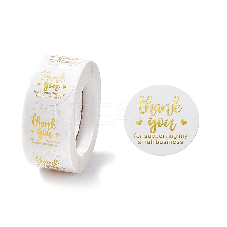Thank You Stickers Roll LS-DIY-O021-08A-1