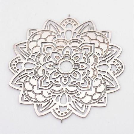 304 Stainless Steel Filigree Joiners STAS-S044-053-1