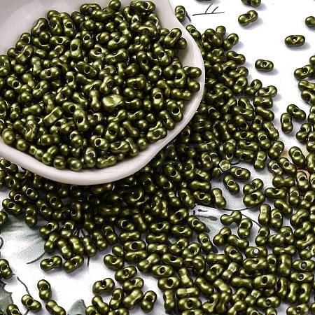 Baking Paint Glass Seed Beads SEED-L011-12A-02-1