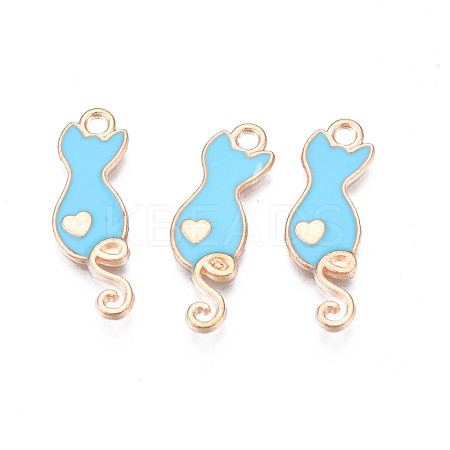 Alloy Enamel Pendants ENAM-S115-144C-1