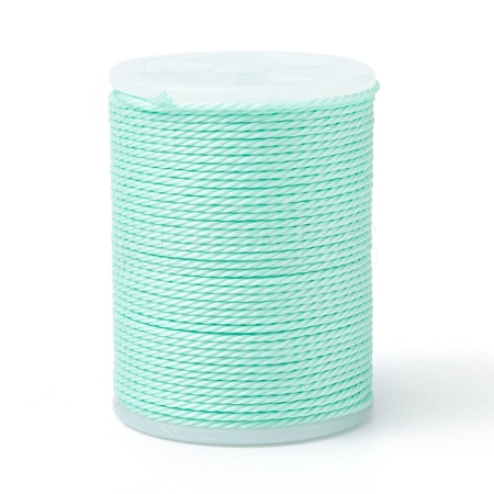 Round Waxed Polyester Cord YC-G006-01-1.0mm-34-1