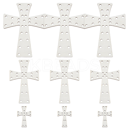 3Pcs 3 Styles Easter Poplar Plywood Cutouts DIY-WH0622-311B-1