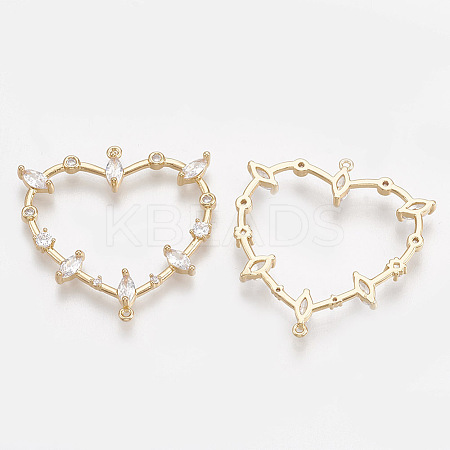 Cubic Zirconia Links KK-S348-083-1