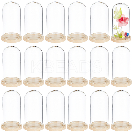 30Pcs Arch Glass Dome Cover AJEW-BC0008-85B-1