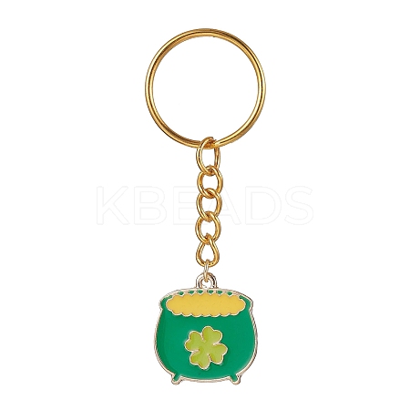 Alloy Enamel Pendant Keychain KEYC-JKC00622-03-1