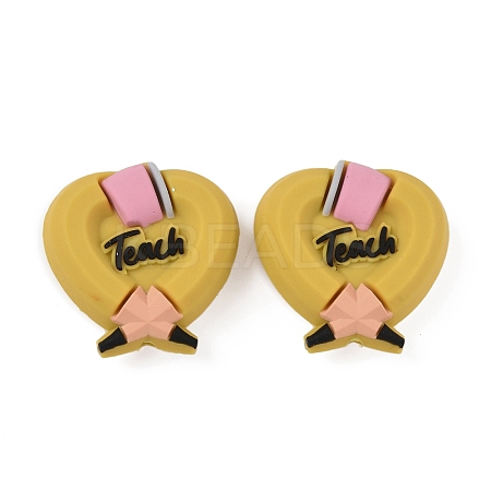Teachers' Day Themes Silicone Beads SIL-I013-01B-1
