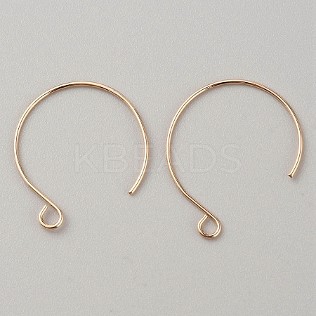 Brass Earring Hooks KK-WH0044-141B-G-1